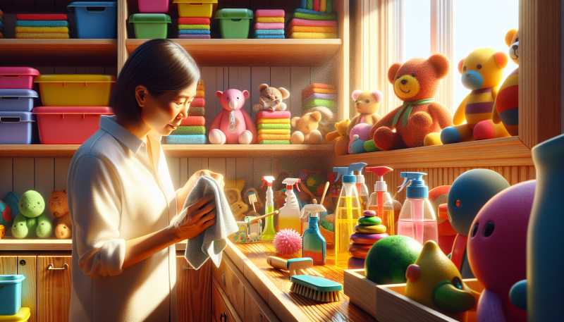 Ekologické a bezpečné čištění hraček pro děti