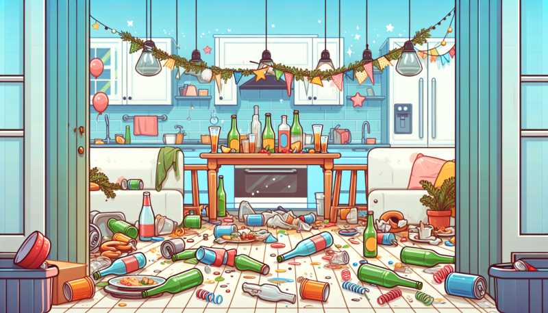 Jak Se Vypořádat s Úklidem Po Velké Párty