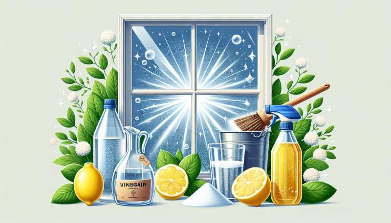Jak účinně čistit okna pomocí přírodních produktů