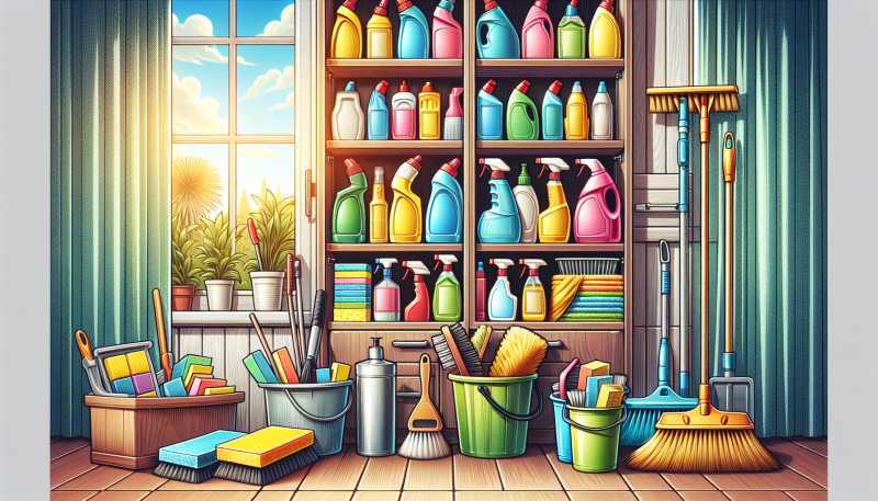 Jak Zorganizovat Úklidové Potřeby pro Snadnější Použití