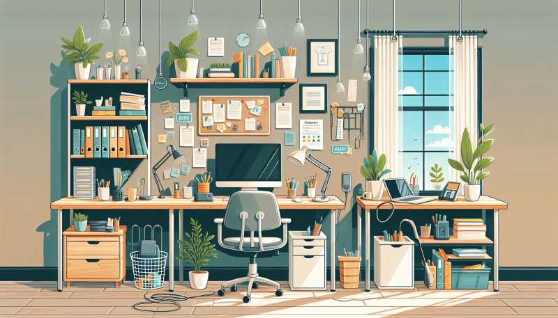 Tipy na Úklid pro Domácí Kancelář: Zvyšte Produktivitu