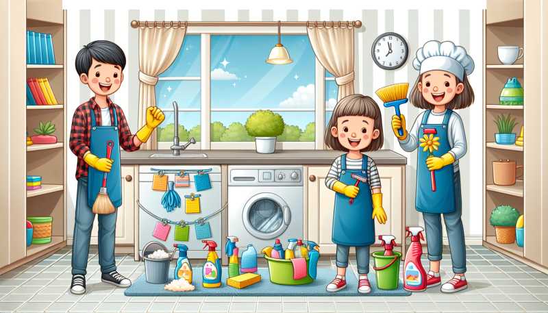 Úklid domácnosti s dětmi: Jak na to efektivně a zábavně