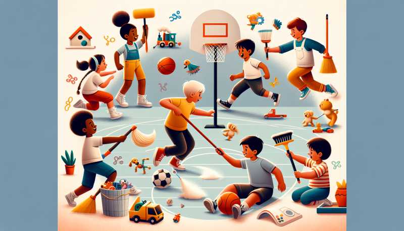 Úklid s Dětmi: Jak Vytvořit Zábavné Úklidové Hry